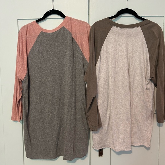 Bundle of Next Level baseball sleeve shirts, size XL - Picture 4 of 8